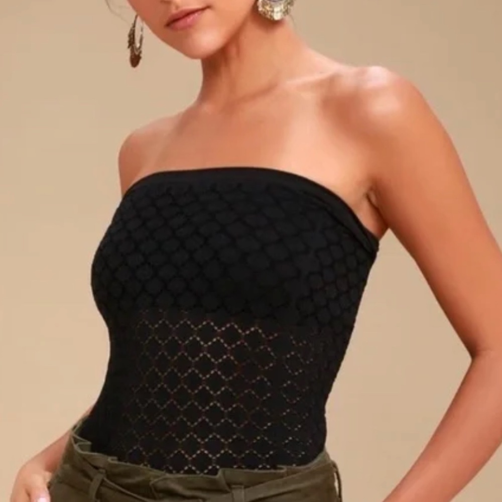 Free People Intimately Black Tube Top